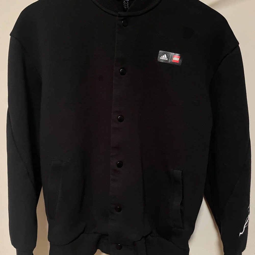 Adidas x Lego vidiyo Black Jacket sz L